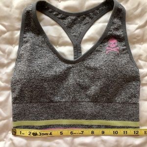 Soul By Soulcycle Melange Seamless Sports Bra Gray SZ S